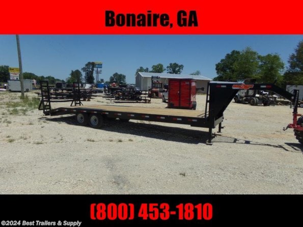 2024 Down 2 Earth 102 x 26-10k goose neck deck over equipment traile available in Byron, GA