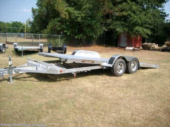 2024 Aluma 8218 Tilt aluminum carhauler 18ft trailer racing available in Byron, GA