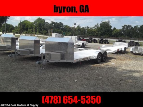 2024 Aluma 8218T tilt 25th anniversary car hauler trailer alu available in Byron, GA