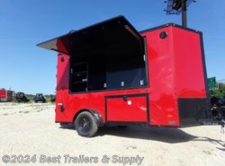 2024 Freedom Trailers 6x12 tailgate trailer GA bulldog red and backout