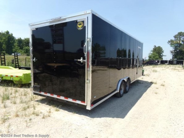 2024 Elite Trailers 8.5x24 10k black Enclosed cargo Carhauler trailer available in Byron, GA