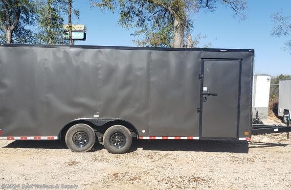 2024 Nationcraft 8.5X20 10K charcoal grey polycore Carhauler available in Byron, GA