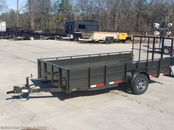 2024 Anderson 76x14 SS solid high side utility trailer available in Byron, GA
