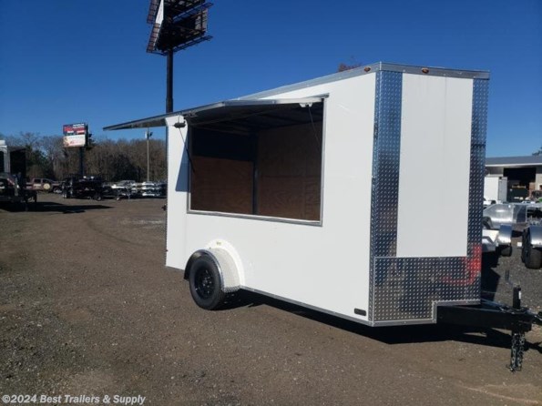 2024 Empire Cargo 6x12 7 interior vending trailer w concesison Glass available in Byron, GA