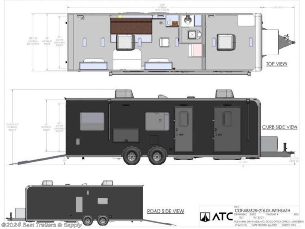 2024 ATC office comand center trailer available in Byron, GA