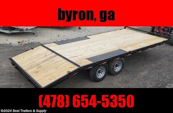 2024 Down 2 Earth 102 x 20-10k deck over equipment trailer flatbed available in Byron, GA