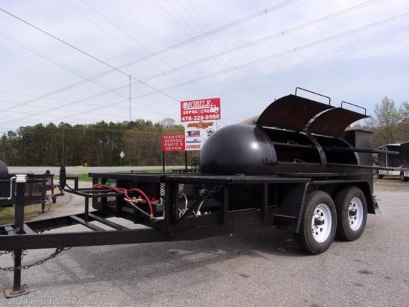 2021 Bubba Grills 500R612 Reverse Flow Rib Box BBQ smoker trailer available in Byron, GA