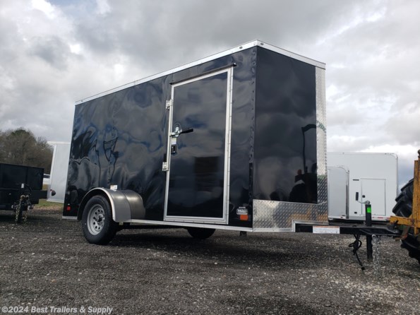 2024 Nationcraft 6x12 black Enclosed Cargo Trailer available in Byron, GA