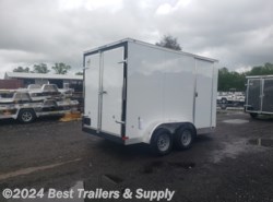 2024 Covered Wagon 7X12 barn door enclosed cargo trailer w ramp