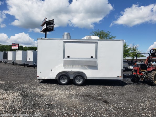 2024 Covered Wagon 7X16 concession trailer w sinks and power available in Byron, GA