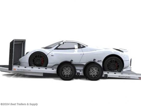 2024 Futura Pro sport aluminum lowering car trailer available in Byron, GA