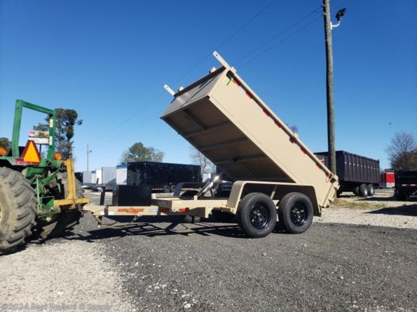 2024 Down 2 Earth 6x10 desert sand 7k small dump trailer landscape available in Byron, GA
