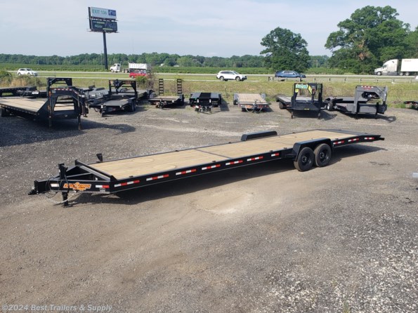 2024 Down 2 Earth 36 2 Car Hauler I beam Wood Deck trailer 7x36 available in Byron, GA