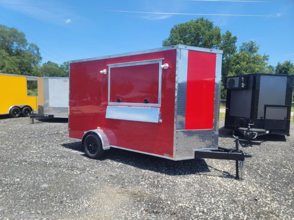 2024 Empire Cargo 6 x 12 enclosed concession trailer under 10k available in Byron, GA