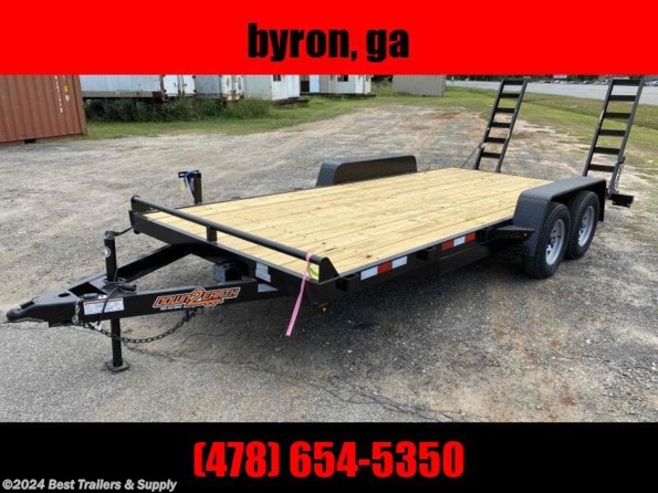 2024 Down 2 Earth 82x18 7k equipment bobcat landscape trailer available in Byron, GA