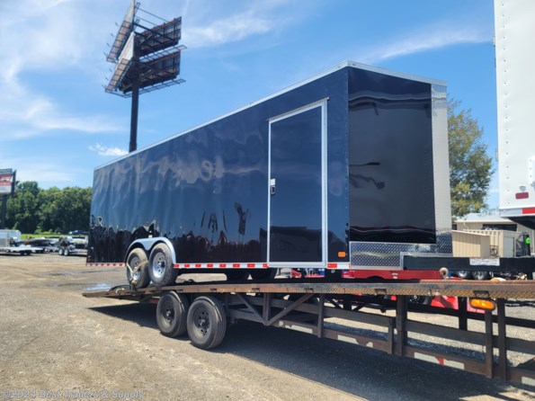 2024 Nationcraft 8.5X24 10K black economy enclosed trailer available in Byron, GA