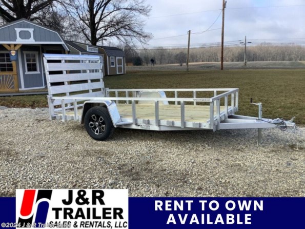 2024 Hometown Trailers 76x12 Utility Trailer Tail Gate available in Orrville, OH