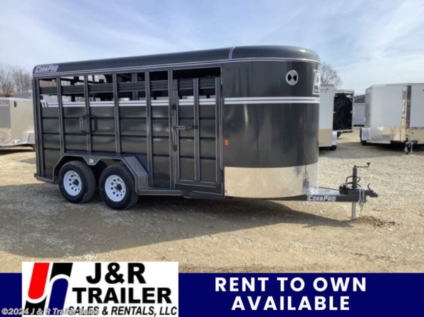 2024 CornPro 16' Stock Trailer 7K GVWR available in Orrville, OH