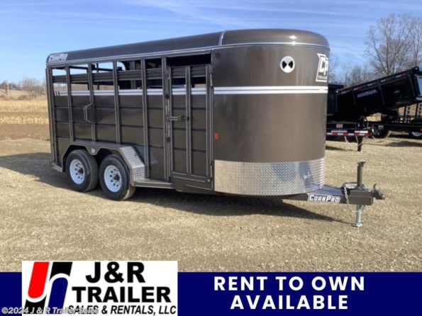 2024 CornPro 16' Stock Trailer 7K GVWR available in Orrville, OH