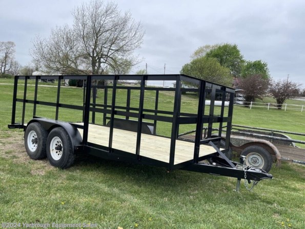 1990 Miscellaneous Homeade 82" x 16' Tandem Axle Trailer with Sides available in Strafford, MO