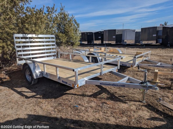 2024 Mission Trailers MU 80x12 aluminum utility trailer available in Perham, MN