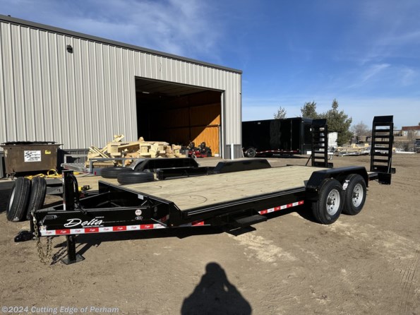 2024 Delta 18' equipment trailer available in Perham, MN