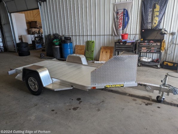 2024 Aluma MC10 Single place motorcycle trailer available in Perham, MN