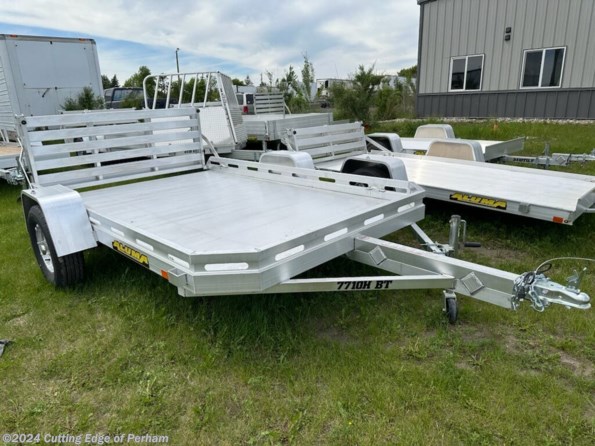 2025 Aluma 7710H-S-BT 6.5x10 aluminum utility trailer available in Perham, MN