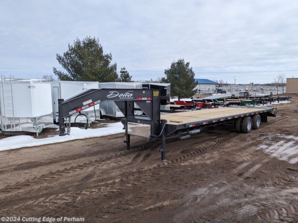 2024 Delta 32' flatbed gooseneck 25990gvwr available in Perham, MN
