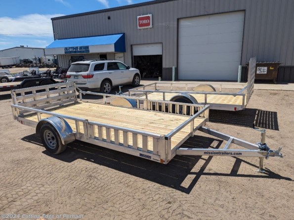 2024 Mission Trailers 80x14 side ramp, bi fold tailgate available in Perham, MN