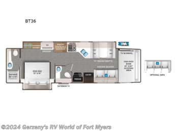 New 2023 Thor Motor Coach Omni BT36 available in Fort Myers, Florida