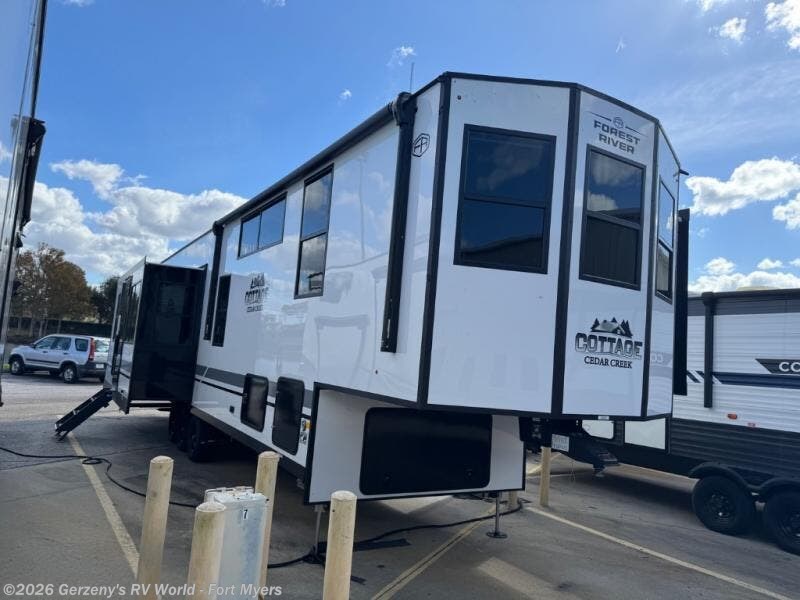 New 2026 Forest River Cedar Creek Cottage Fifth Wheels 412FWC available in Fort Myers, Florida