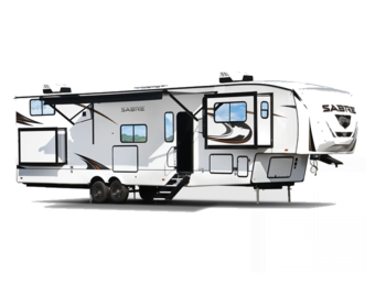 New 2024 Forest River Sabre 37FLL available in Bunker Hill, Indiana