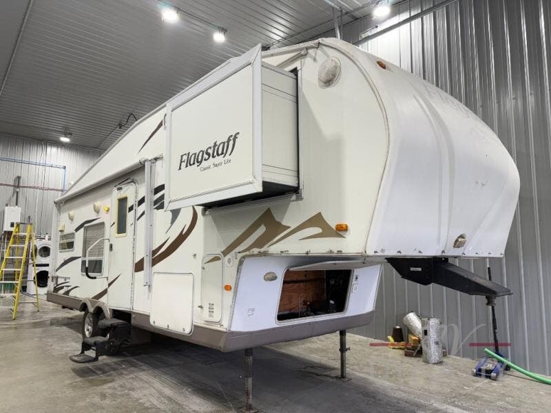 Used 2010 Forest River Flagstaff Classic Super Lite 8528RKWS available in Bunker Hill, Indiana