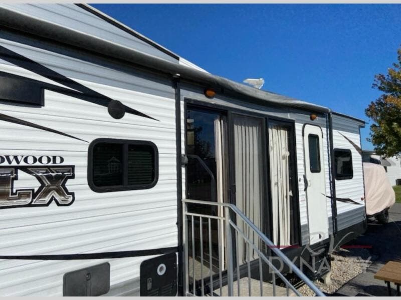 Used 2017 Forest River Wildwood DLX 402QBQ available in Bunker Hill, Indiana