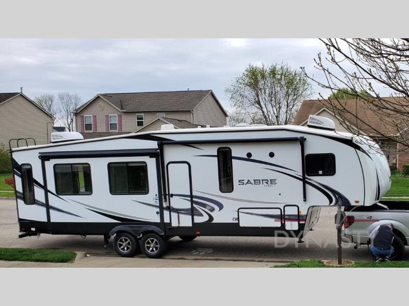 Used 2019 Forest River Sabre 32DPT available in Bunker Hill, Indiana