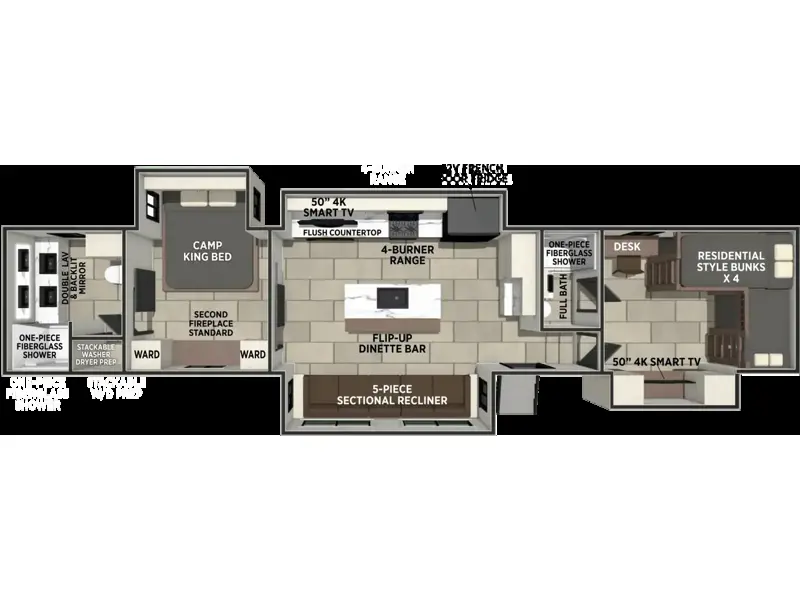 New 2027 Forest River  Sanibel 40BUNK available in Bunker Hill, Indiana