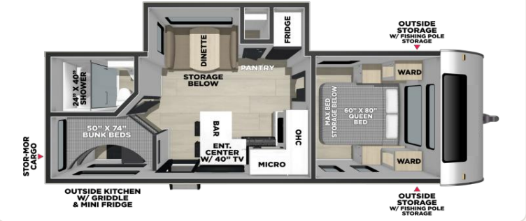 New 2027 Coachmen Freedom Express Ultra Lite 256BHS available in Bunker Hill, Indiana