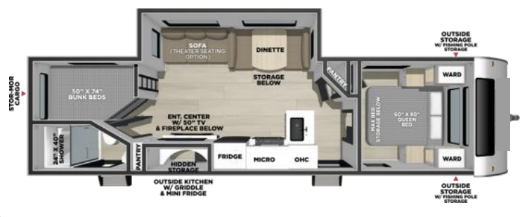 New 2027 Coachmen Freedom Express Ultra Lite 286BHS available in Bunker Hill, Indiana