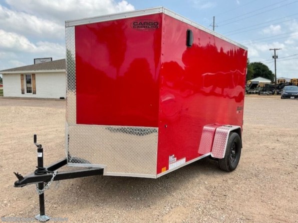 2024 Cargo Express XL | 6x10 |  SE Enclosed | 1-3.5k Ae | Red | Barn Doo available in Lacy Lakeview, TX
