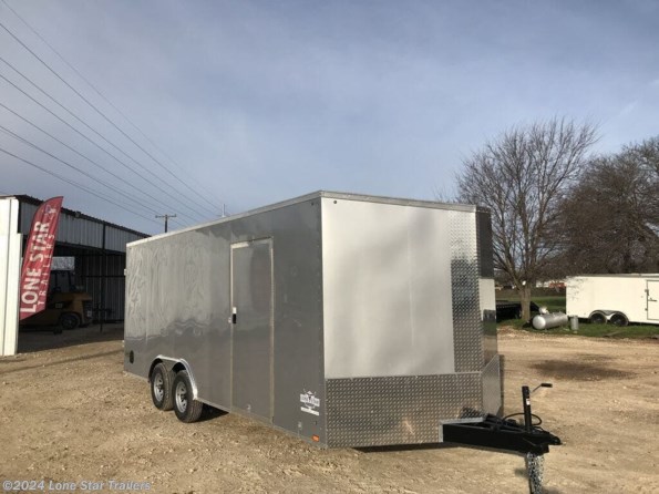 2024 Cargo Express XL | 8.5x20 |  SE Enclosed | 2-5.2k Aes | Silver | Ra available in Lacy Lakeview, TX