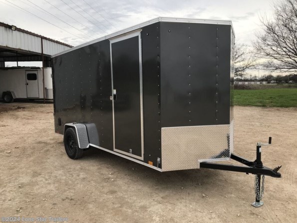 2024 Cargo Express EX | 6x14 |  DLX Enclosed | 1-3.5k Axle | Charcoal | available in Lacy Lakeview, TX