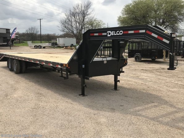 2023 Delco | 8.5x32 Gooseneck Flatbed | Dual 12k Axles | Mons available in Lacy Lakeview, TX
