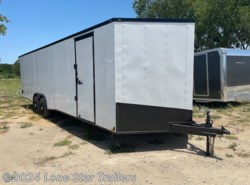2024 T-Rex Trailers | 8.5x28 | Enclosed Cargo | 2-7k Axles | White/ bl