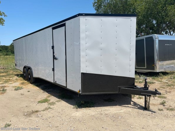 2024 T-Rex Trailers | 8.5x28 | Enclosed Cargo | 2-7k Axles | White/ bl available in Lacy Lakeview, TX