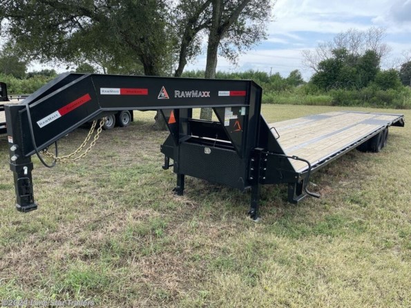 2024 RawMaxx | 8.5X40 | GN FlatBed | 2-10k Axles | Black | Maxx available in Lacy Lakeview, TX