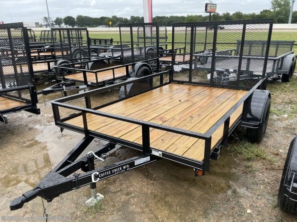 2024 Coffee Creek | 6.5x10 | Utility Angletop  | 1-3.5k Axle | Black available in Lacy Lakeview, TX