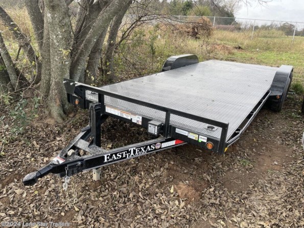 2024 East Texas Trailers | 7x20 | Steel Car Hauler | 2-6k Axles | Black | S available in Lacy Lakeview, TX