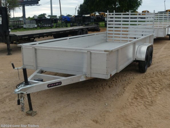 2023 PRIMO | 7x18 | HUT Utility | 2-3.5k Axles | Aluminum | G available in Lacy Lakeview, TX