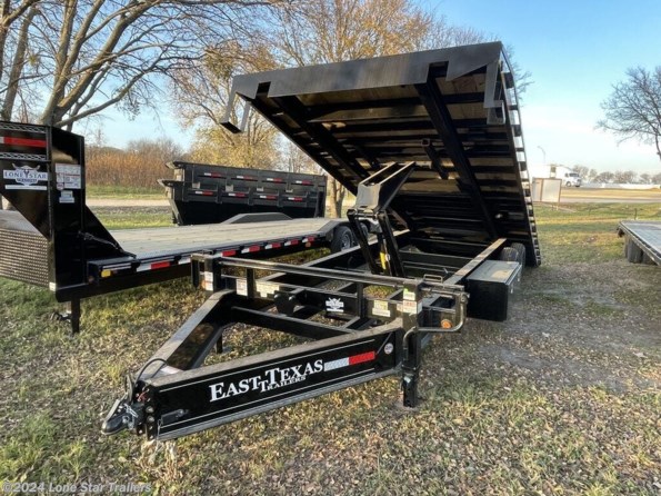 2024 East Texas Trailers | 8.5x24 | BP Tilt Deckover | 2-7k Axles | Black available in Lacy Lakeview, TX